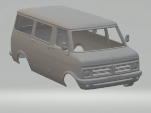 Minibus Bedford CF MK1 Model do druku 3D
