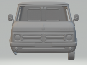 bedford cf mk1 minibus 3D प्रिंट मॉडल