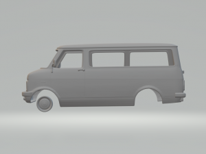 bedford cf mk1 minibus 3D प्रिंट मॉडल