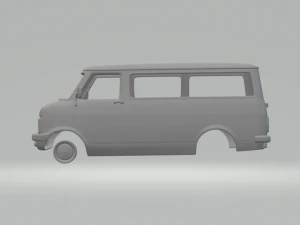 bedford cf mk1 minibus 3D Print Model