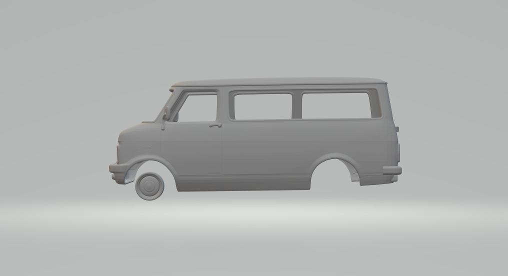 bedford cf mk1 minibus 3D   in  3DExport