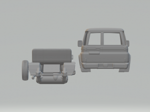 Toyota land cruiser j70 5door 1990 Modelo de impresión 3D