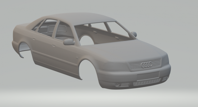 audi a8 1999 Modelo de Impressão 3D .c4d .max .obj .3ds .fbx .stl .blend 