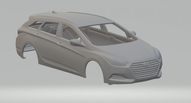 hyundai i40 wagon Modèles 3D en vedette .c4d .max .obj .3ds .fbx .stl .blend 
