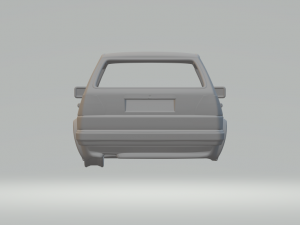 volkswagen golf mk2 1983 3Dプリントモデル