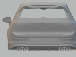 volkswagen golf r 8 3D Print Model