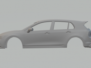 volkswagen golf r 8 3D Print Model