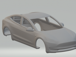 Tesla model 3 3D-printmodel