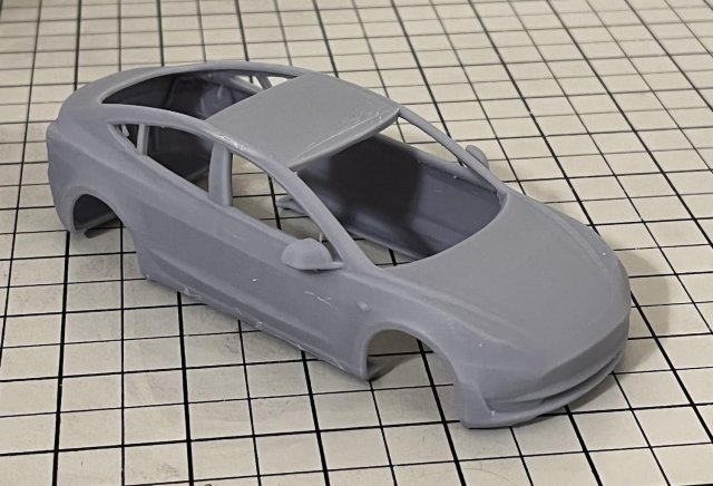 Tesla model 3 3D-printmodel .c4d .max .obj .3ds .fbx .stl .blend 