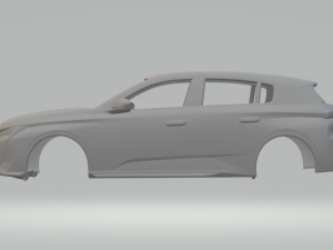 peugeot 308 2021 Model do druku 3D