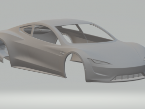 tesla roadster 2020 Modelo de Impressão 3D