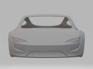 tesla roadster 2020 Modèles 3D en vedette