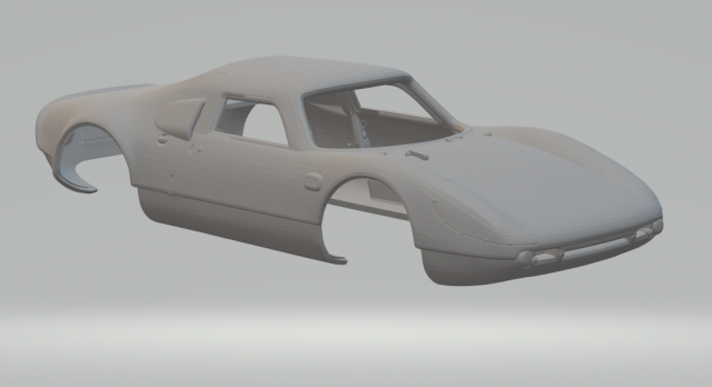 1964 porsche 904-8 carrera gts 3D Принт Модель .c4d .max .obj .3ds .fbx .stl .blend 
