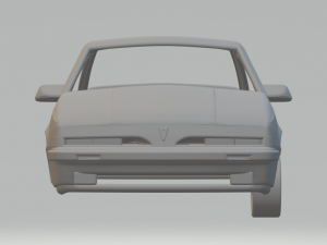 pontiac sunbird mk2 gt coupe 86 3D प्रिंट मॉडल