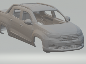 fiat strada crew cab Modelo de impresión 3D