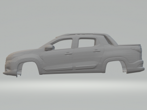 fiat strada crew cab 3D 打印模型