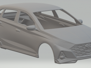 Hyundai i20 n Modelo de impresión 3D