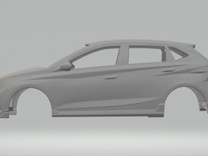 Hyundai i20 n Modèles 3D en vedette