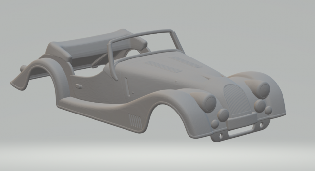 morgan plus six 2020 3Dプリントモデル .c4d .max .obj .3ds .fbx .stl .blend 