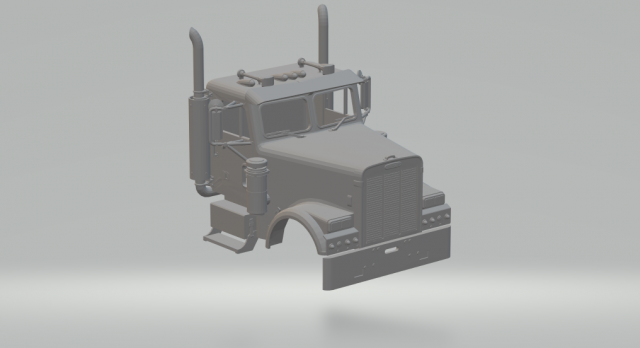 freightliner flc120 Modelo de Impressão 3D .c4d .max .obj .3ds .fbx .stl .blend 