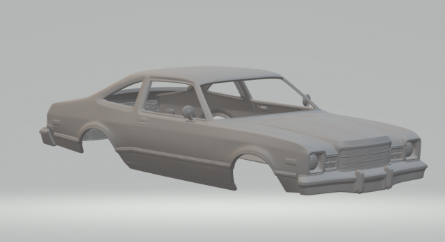 plymouth volare coupe 77 Modelo de impresión 3D .c4d .max .obj .3ds .fbx .stl .blend 