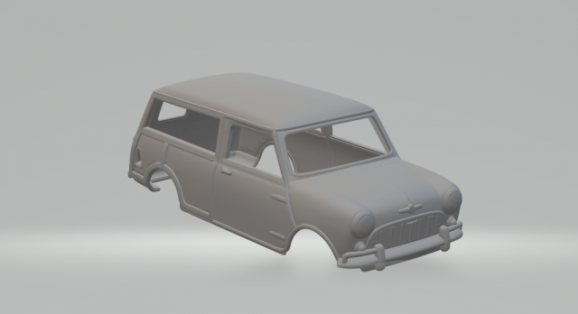 morris mini traveller 3D Print Model .c4d .max .obj .3ds .fbx .stl .blend 