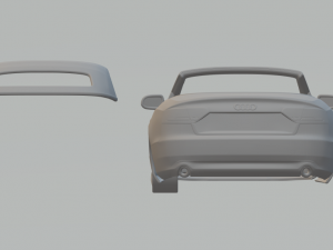 audi a5 convertible 2010 3D 프린트 모델