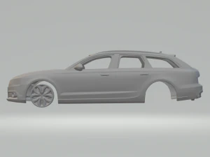 audi a6 avant 2012 3D Print Model