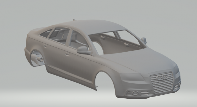 audi a6 sedan 2011 3D Принт Модель .c4d .max .obj .3ds .fbx .stl .blend 