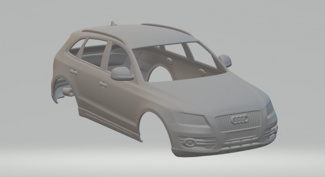 audi q5 2008 3D-Druckmodell .c4d .max .obj .3ds .fbx .stl .blend 