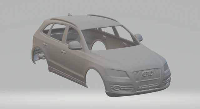 audi q5 2008 3D Print Model .c4d .max .obj .3ds .fbx .stl .blend