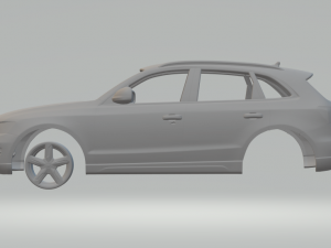 audi q5 2008 3D-Druckmodell