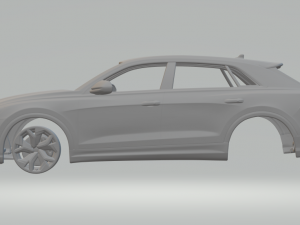 audi q8 rs 3D Print Model