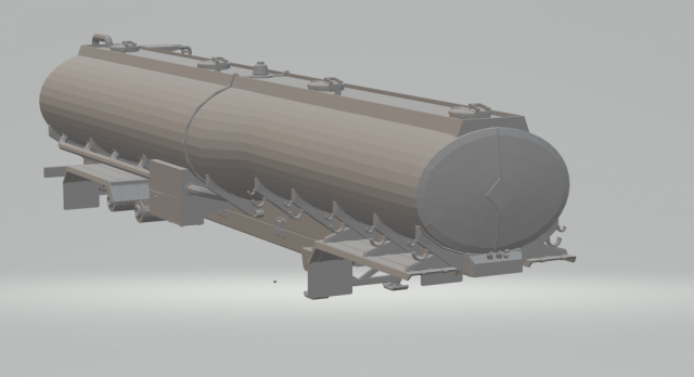 tank trailer 3D Druckmodell .c4d .max .obj .3ds .fbx .stl .blend 