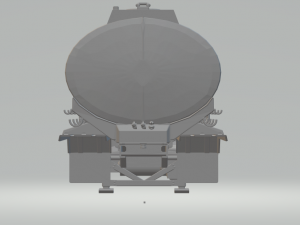 tank trailer 3D Druckmodell
