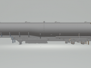 tank trailer 3D Druckmodell