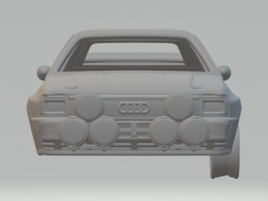 audi quattro a2 1981 3D 打印模型