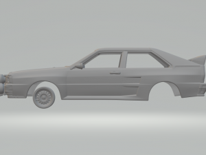 audi quattro a2 1981 3D 打印模型