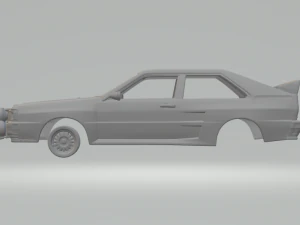 audi quattro a2 1981 3D Print Model