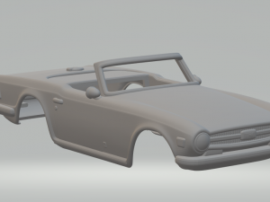 triumph tr-6 3Dプリントモデル