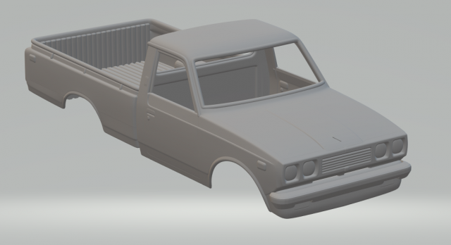 toyota hilux mk2 3Dプリントモデル .c4d .max .obj .3ds .fbx .stl .blend 