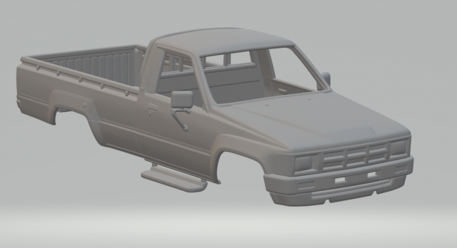 toyota hilux mk4 3D-printmodel .c4d .max .obj .3ds .fbx .stl .blend 