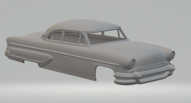 lincoln capri coupe 55 3D Print Model .c4d .max .obj .3ds .fbx .stl .blend 