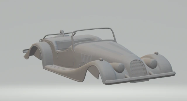 68 Morgan plus 8 3D Druckmodell .c4d .max .obj .3ds .fbx .stl .blend 