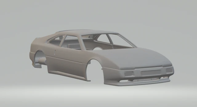 venturi 260lm 3D Print Model .c4d .max .obj .3ds .fbx .stl .blend 
