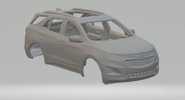 chevrolet equinox 3D Print Model .c4d .max .obj .3ds .fbx .stl .blend