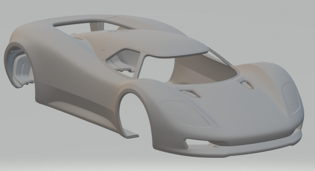 porsche 917 concept 3D 打印模型 .c4d .max .obj .3ds .fbx .stl .blend 