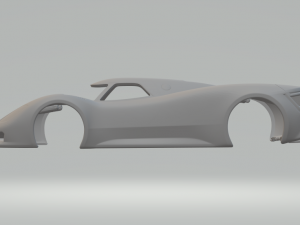 porsche 917 concept 3D 打印模型
