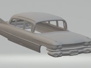 cadillac fleetwood seventy five sedan 59 Modelo de Impressão 3D