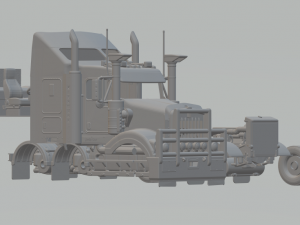 kenworth t408 3Dプリントモデル